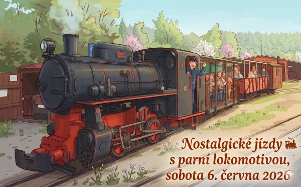  Nostalgické jízdy s parní lokomotivou